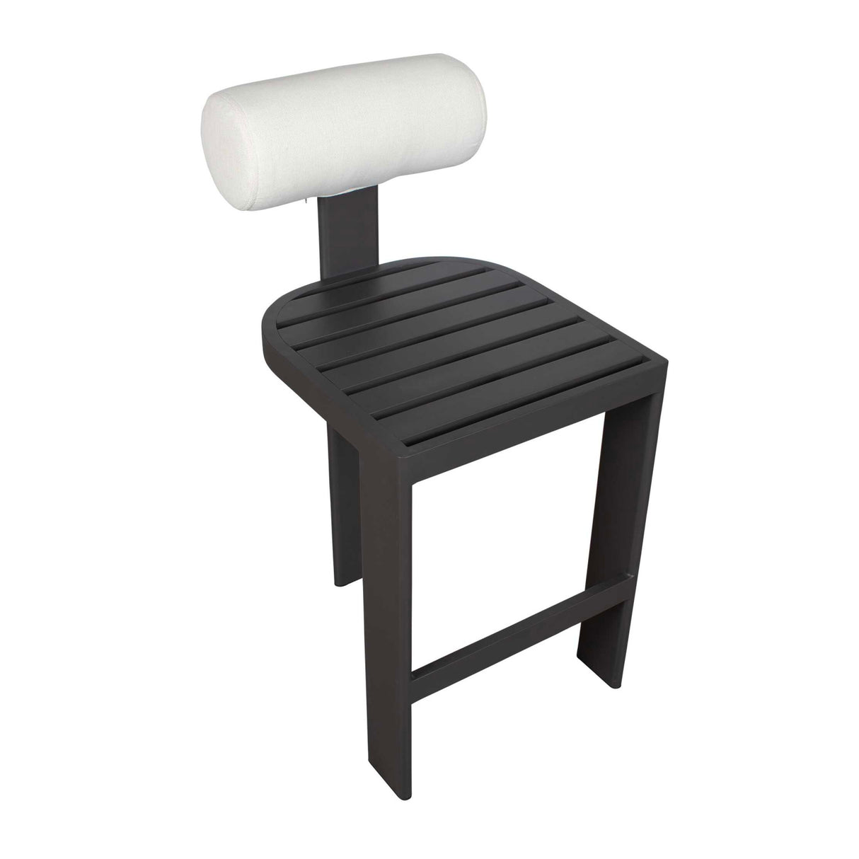 Modern European furniture - White Padded Outdoor Bar Stool - www.oroa.com | Oroa.com