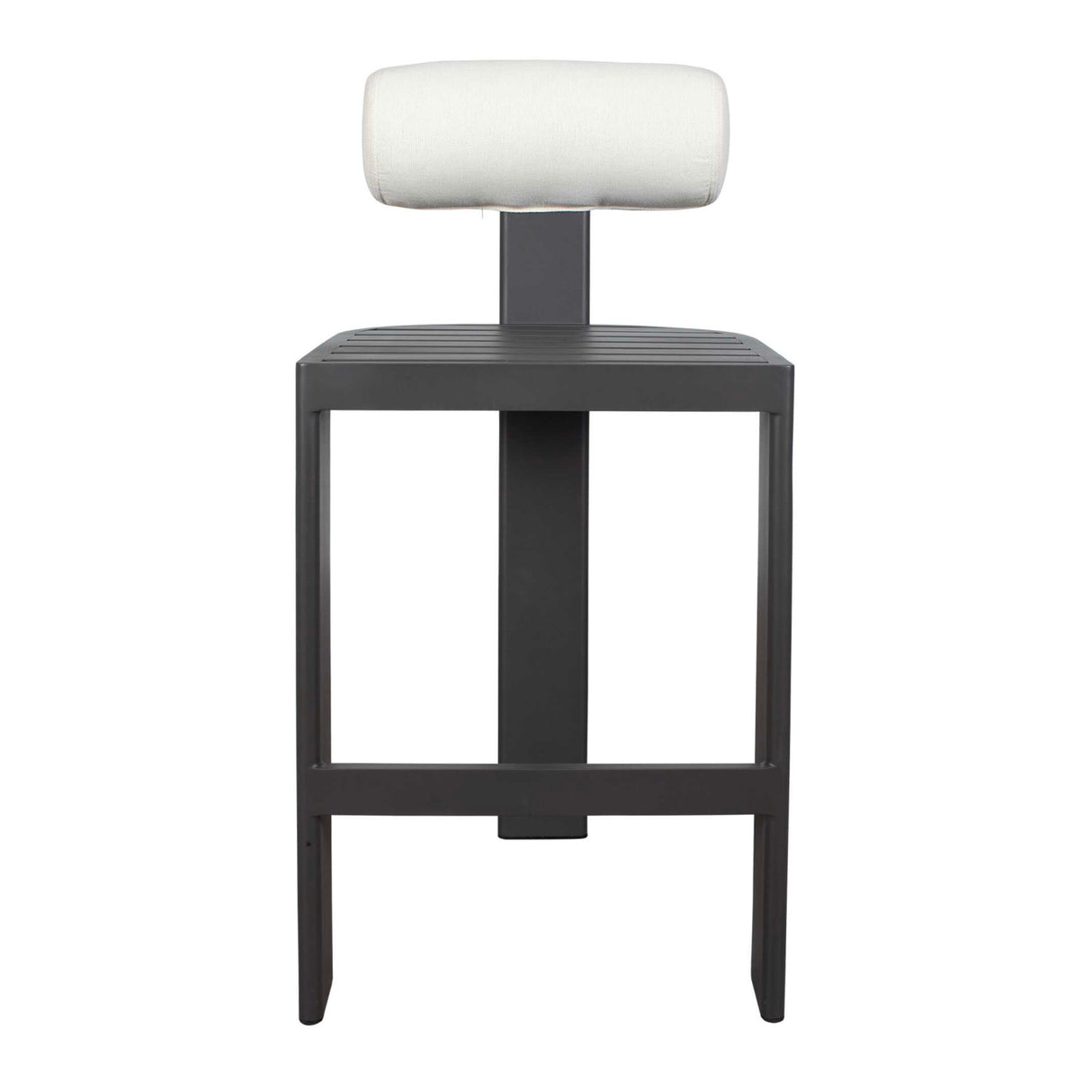 Modern European furniture - White Padded Outdoor Bar Stool - www.oroa.com | Oroa.com