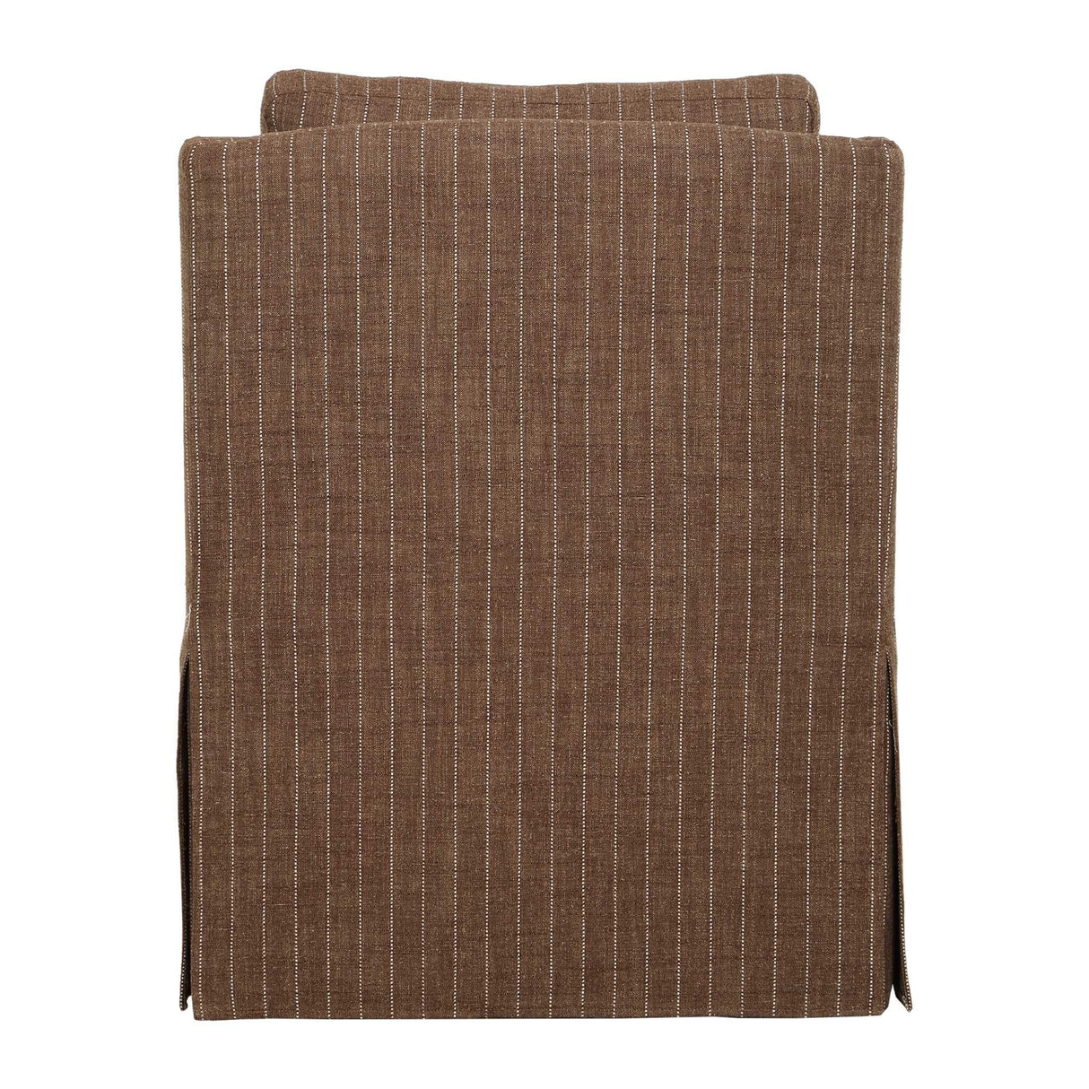Modern European furniture -Brown Pinstripes Swivel Chair - www.oroa.com | Oroa.com