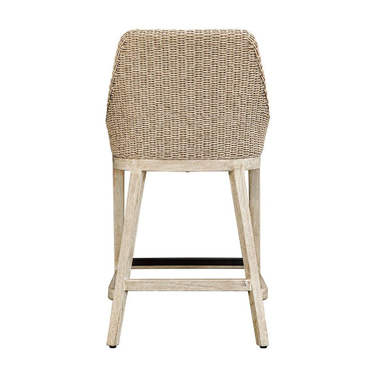 Modern European furniture - Beige Wicker Outdoor Counter Stool - www.oroa.com | Oroa.com