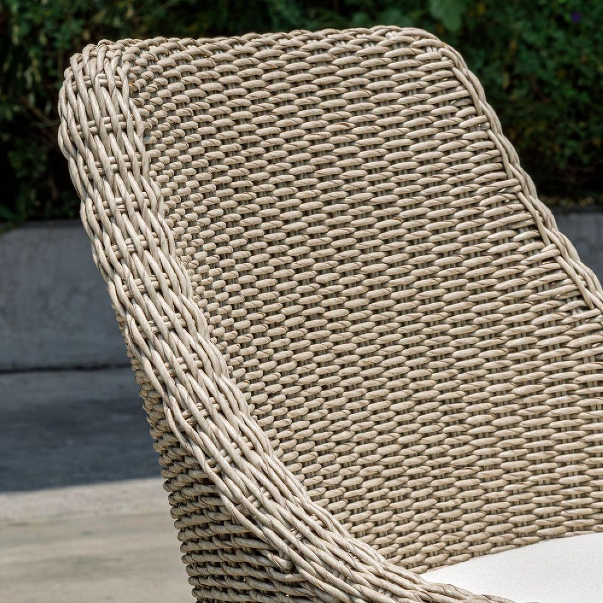 Modern European furniture - Beige Wicker Outdoor Counter Stool - www.oroa.com | Oroa.com