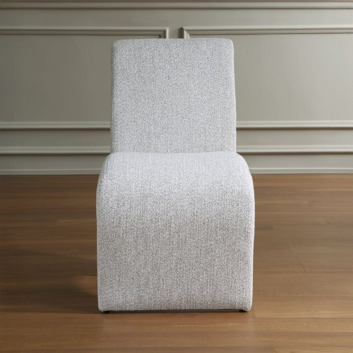 Modern European furniture - Boucle Arched Dining Chair - www.oroa.com | Oroa.com