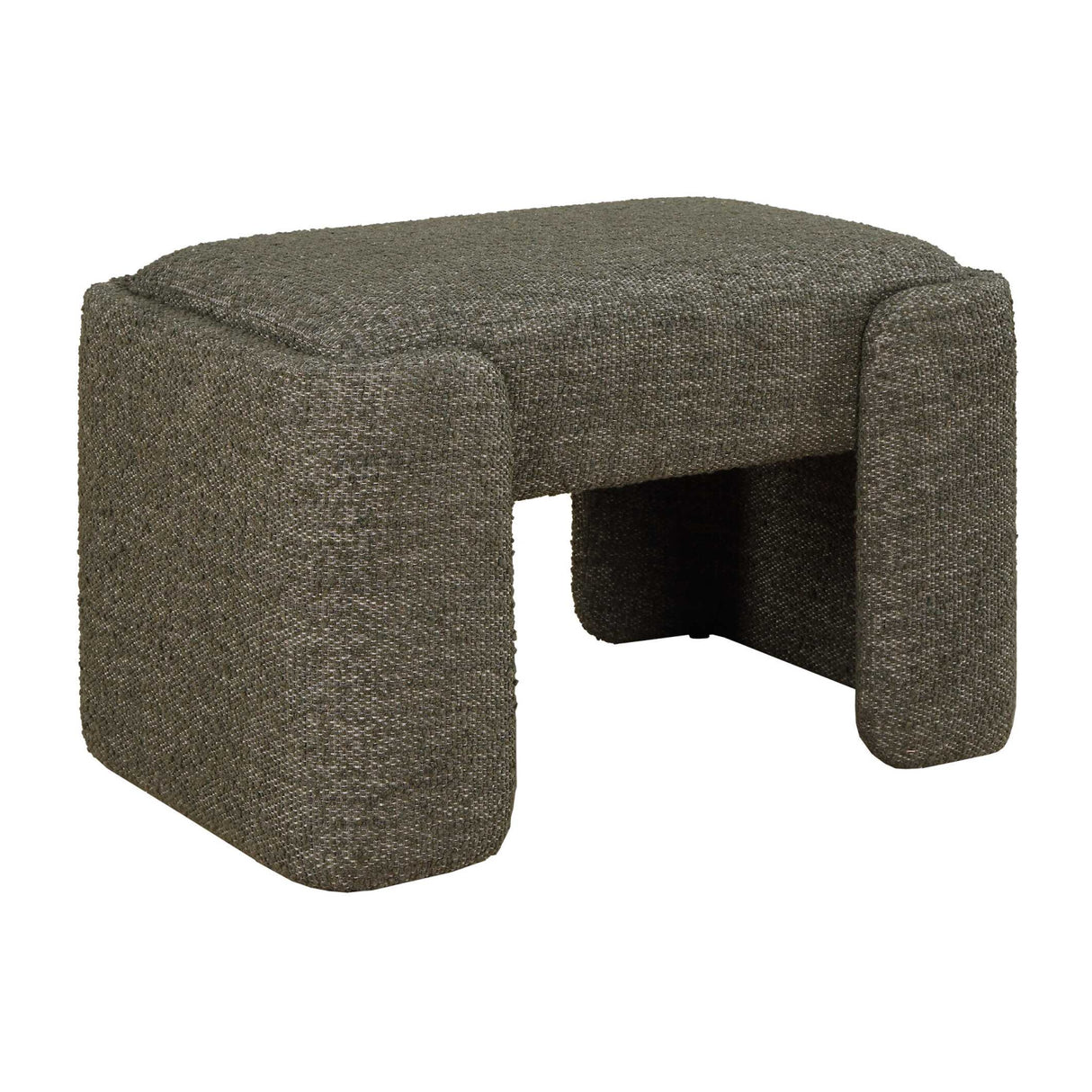 Modern European furniture - Green Boucle Bench S - www.oroa.com | Oroa.com
