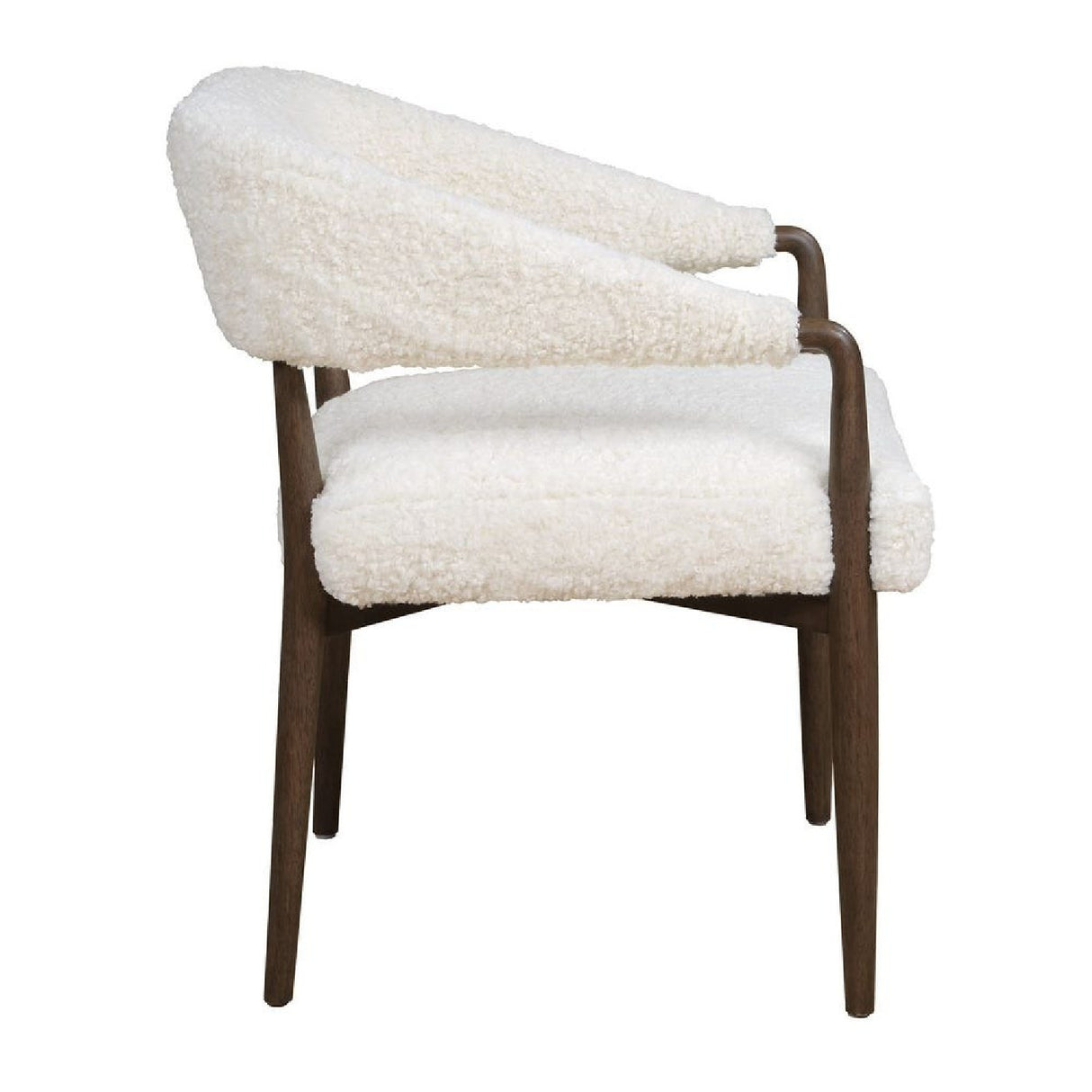 Modern European furniture - Cream Shearling Dining Chair - www.oroa.com | Oroa.com
