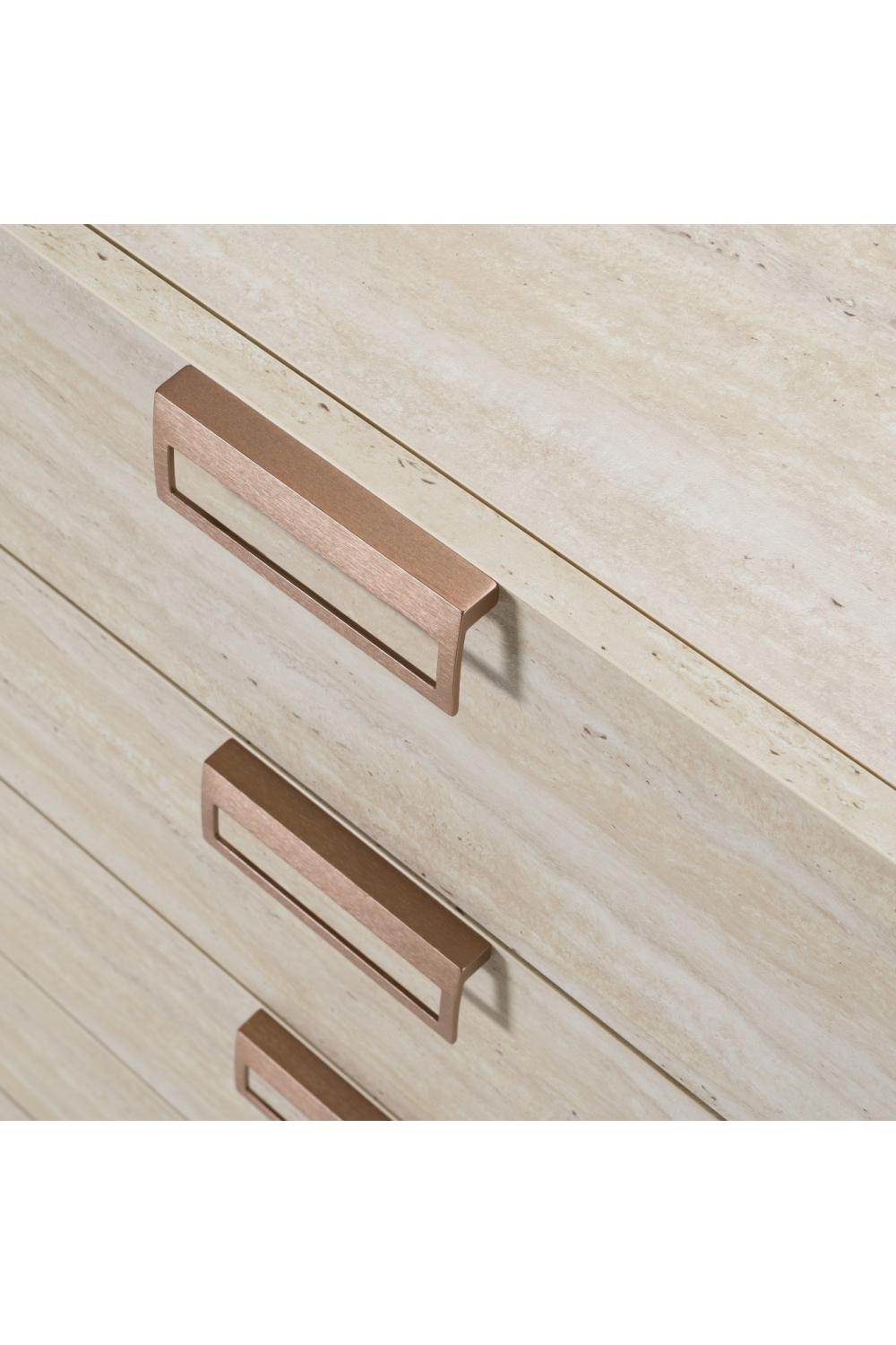 5-Drawer Travertine Chest | Oroa.com