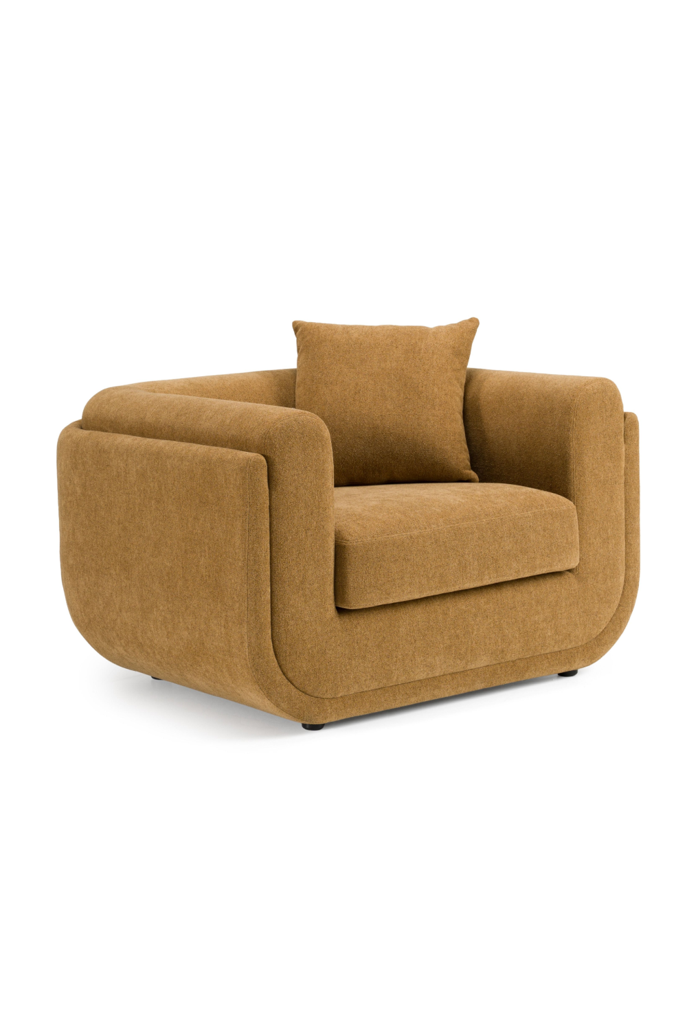 Orange Fabric Lounge Chair | Oroa.com