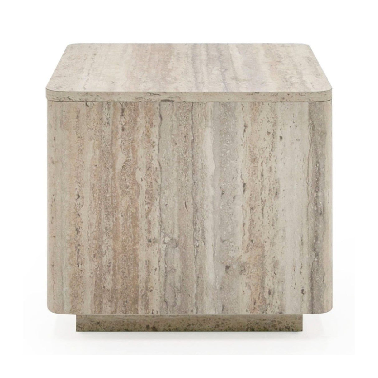 Travertine End Table | Oroa.com