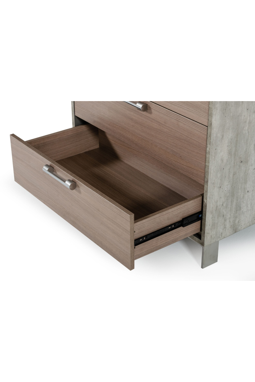 Brown Oak 5-Drawer Chest | Oroa.com