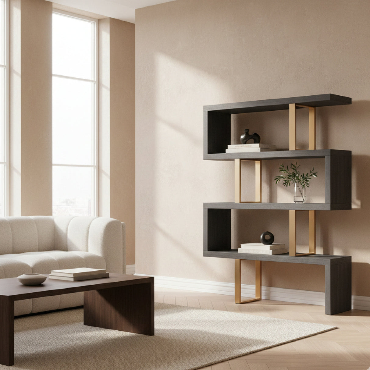 Gray Elm Bookcase | Oroa.com