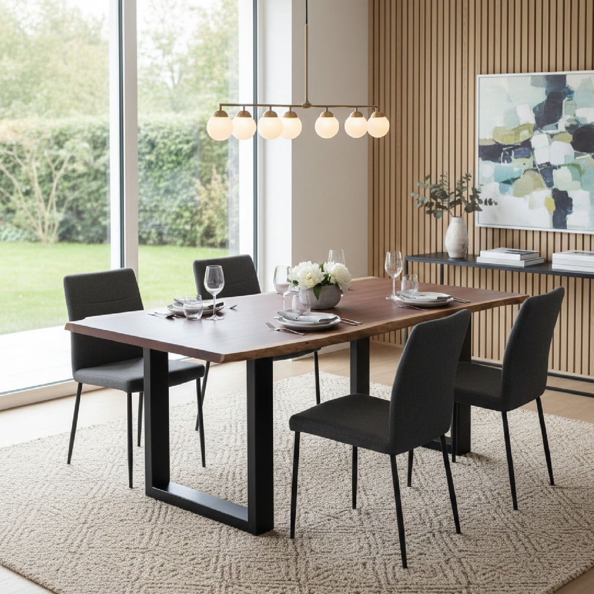 Solid Acacia Dining Table | Oroa.com