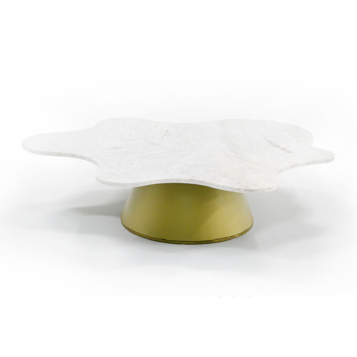 Freeform White Marble Coffee Tables (2) | Oroa.com