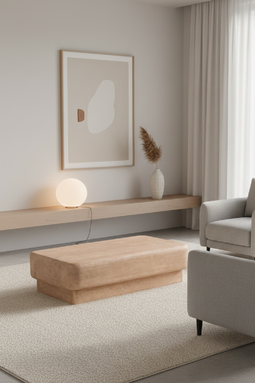 Natural Mango Wood Coffee Table | Oroa.com