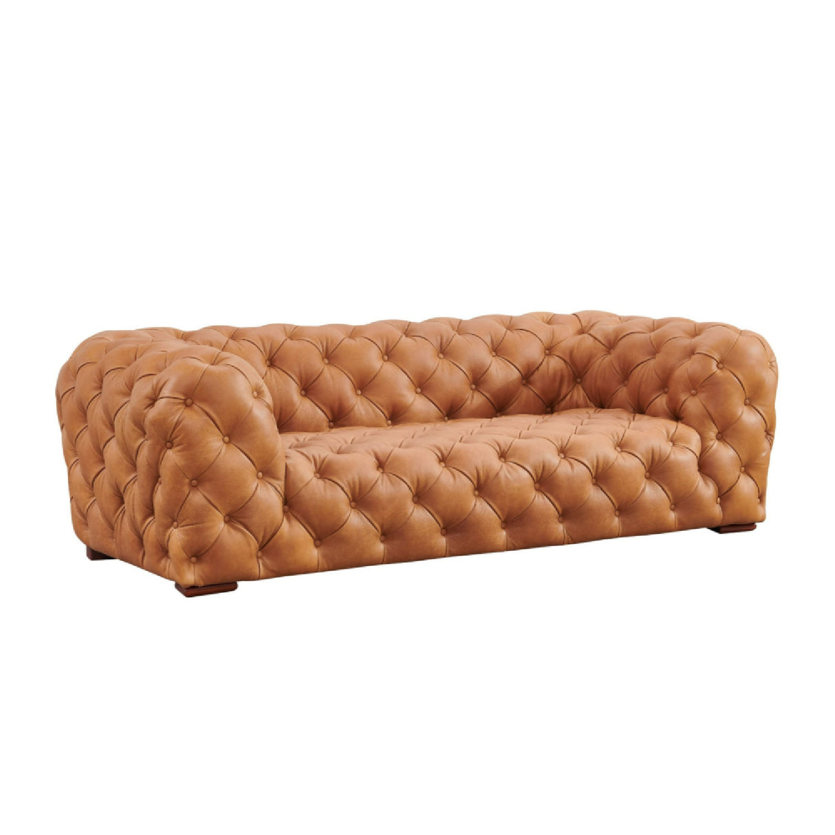 Tufted Italian Leather Sofa | Oroa.com