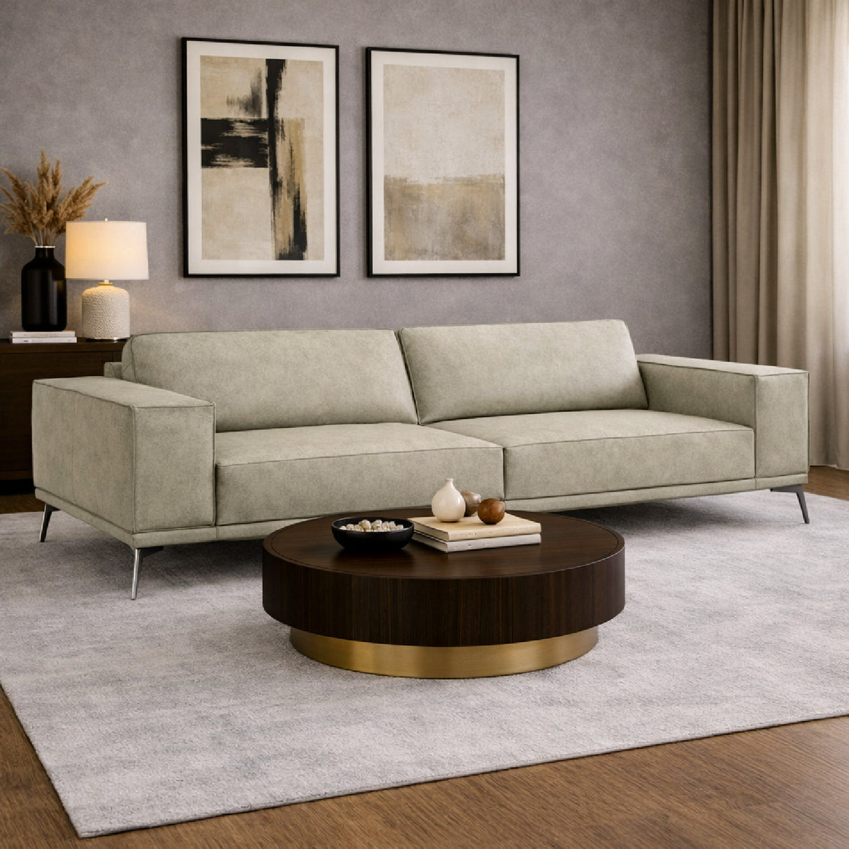 Italian Leather Sofa | Oroa.com