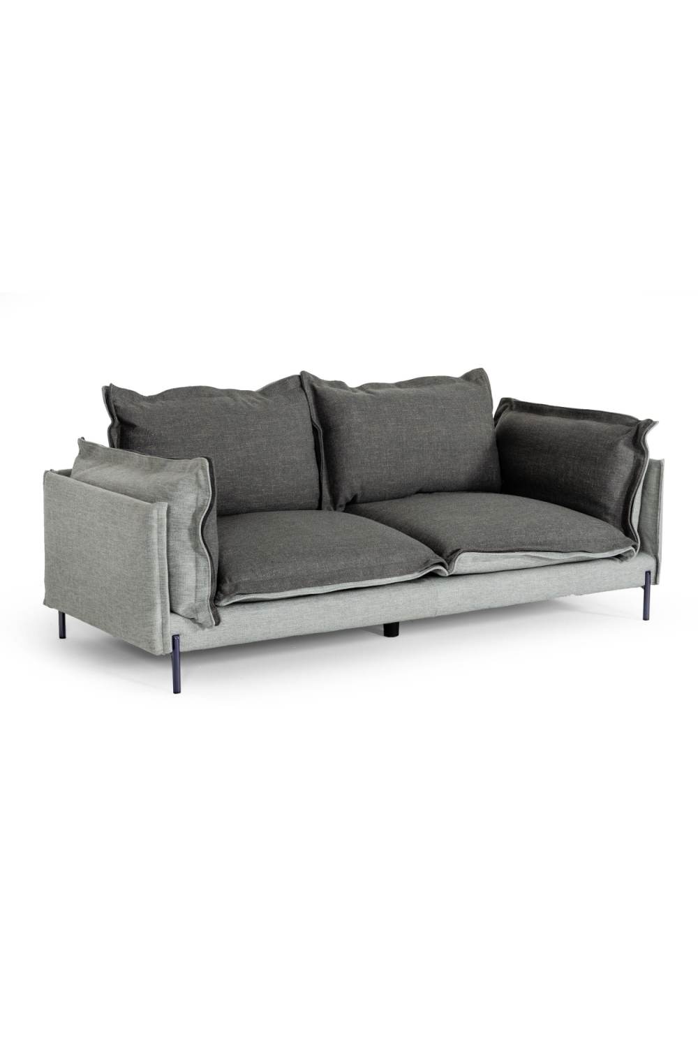 Two-Toned Gray Flange Sofa | Oroa.com