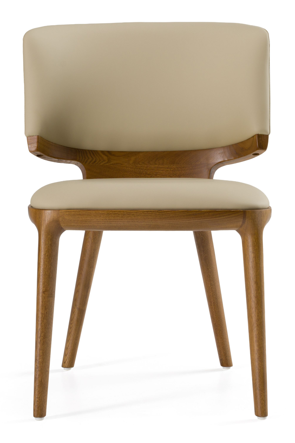 Vegan Leather Contemporary Dining Chairs (2) | Oroa.com