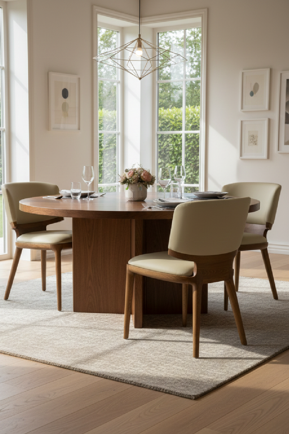 Vegan Contemporary Dining Chairs (2) | Oroa.com
