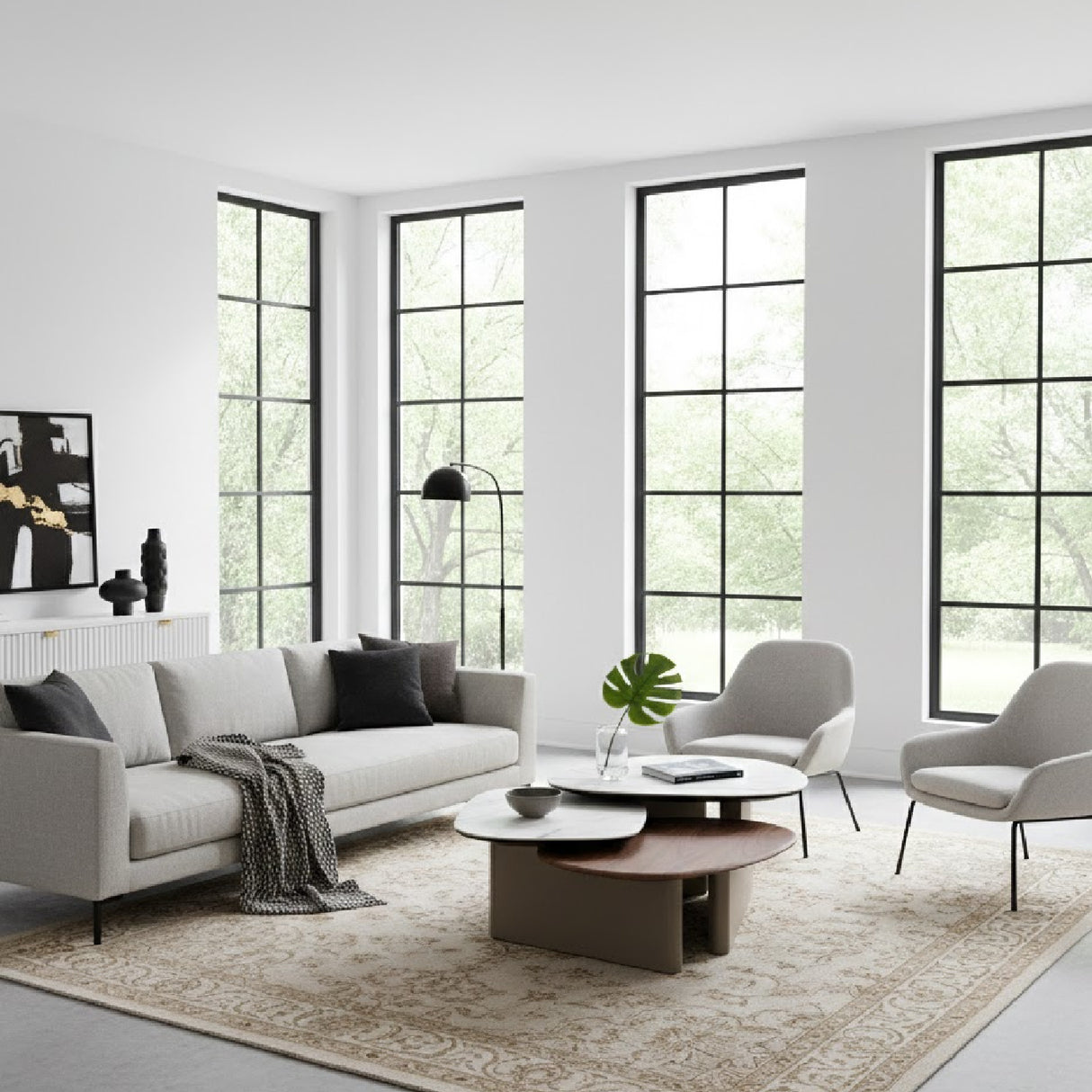 Triple Top Coffee Table | Oroa.com