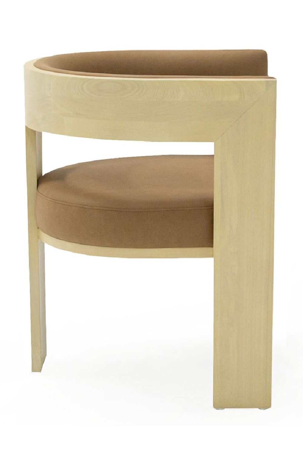 Natural Ash Curved Dining Chair | Oroa.com