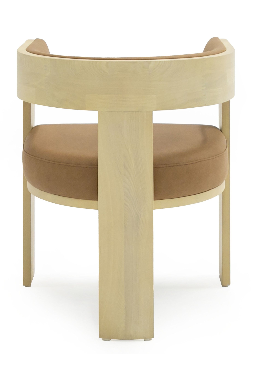Natural Ash Curved Dining Chair | Oroa.com