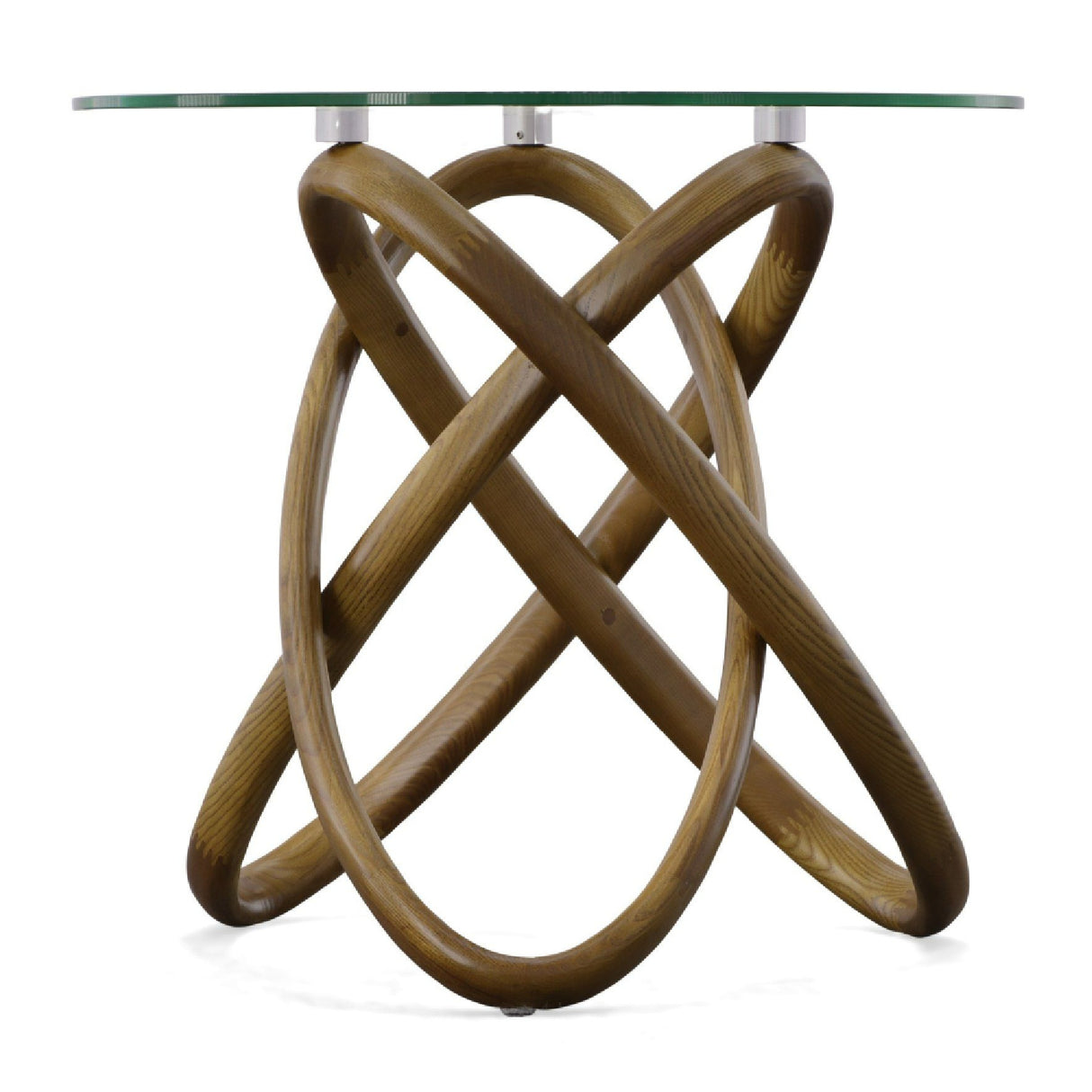Interlocking Wood Base Side Table | Oroa.com