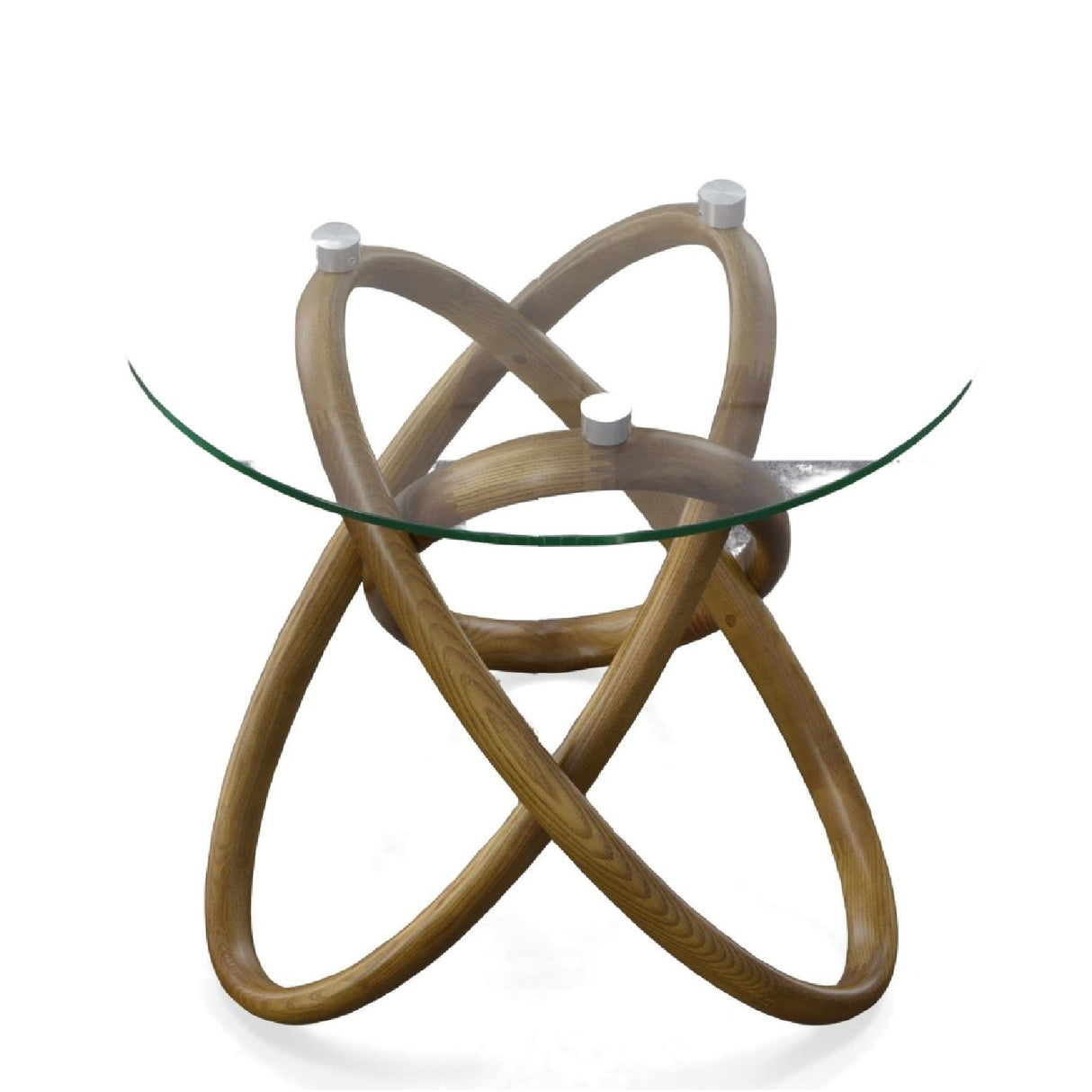 Interlocking Wood Base Side Table | Oroa.com