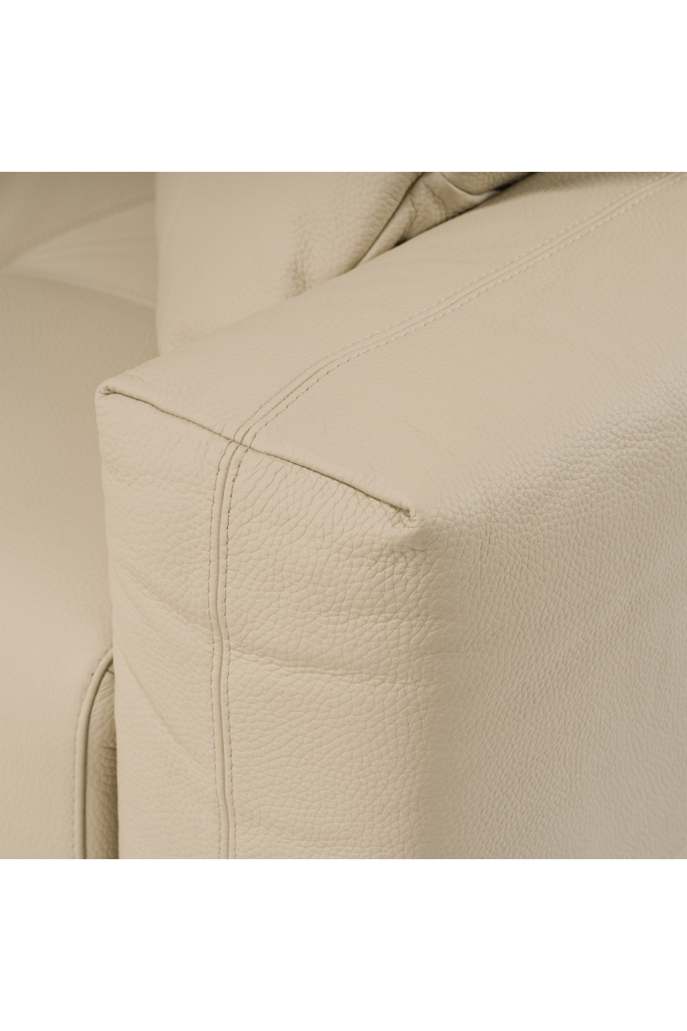 Cream Leather Recliner Sectional Sofa | Oroa.com