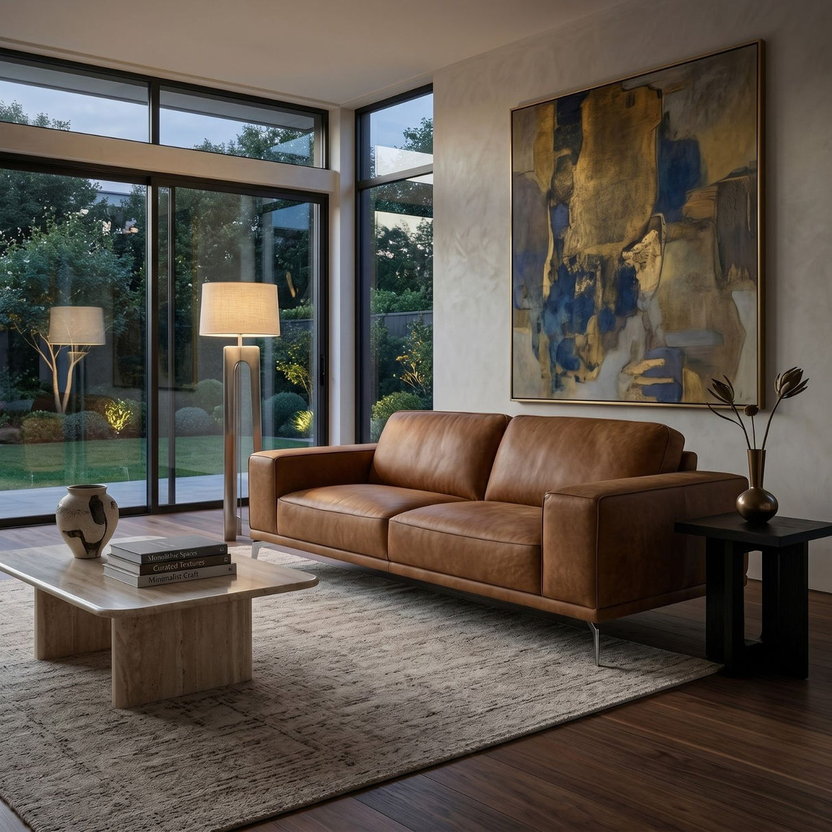 Italian Leather Sofa | Oroa.com