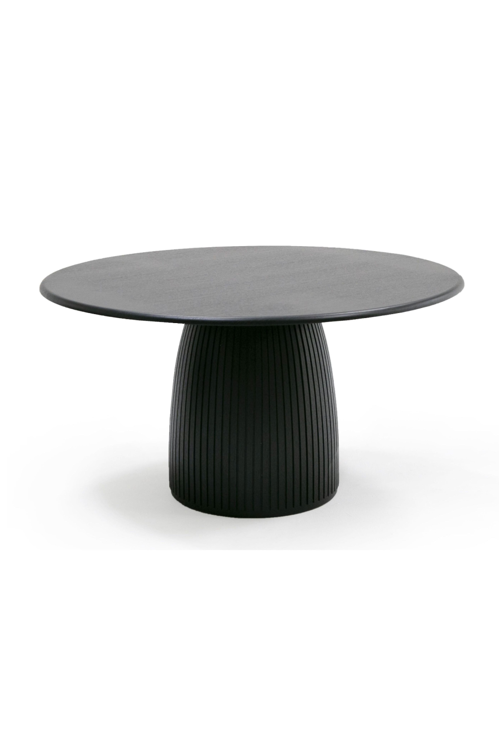 Black Oak Round Dining Table | Oroa.com