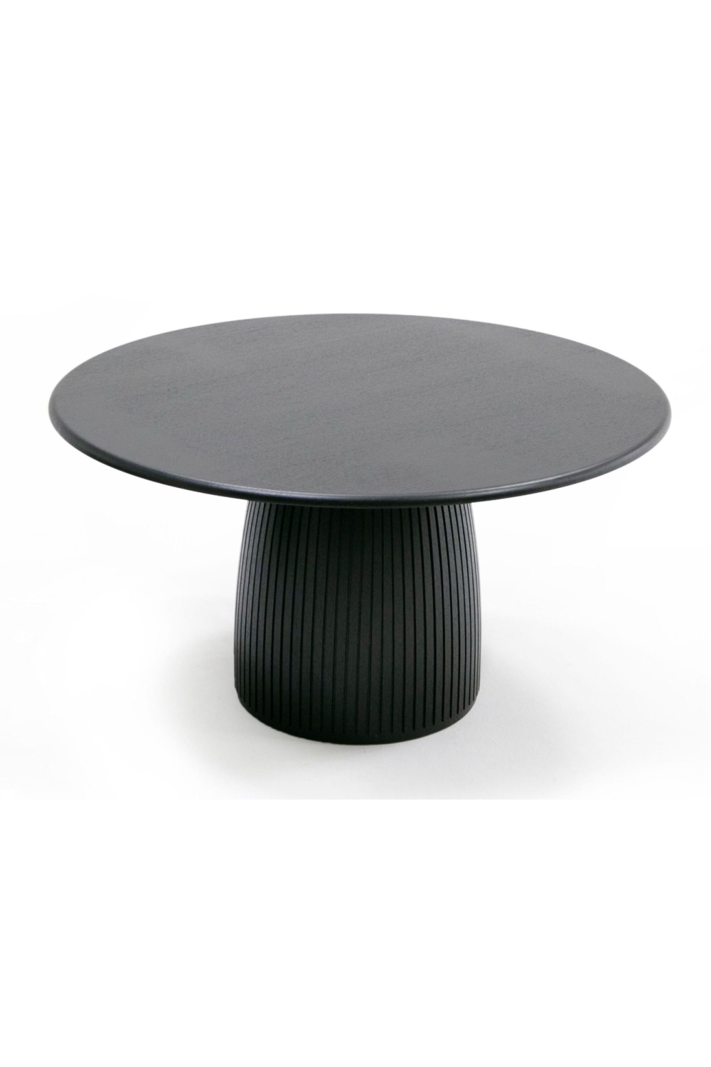 Black Oak Round Dining Table | Oroa.com