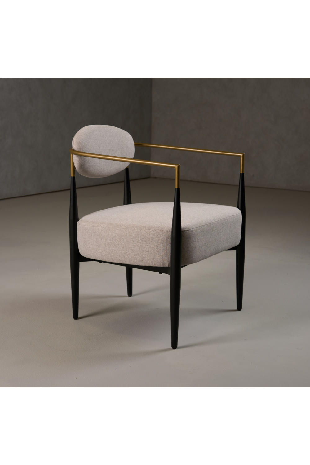 Gold-Armed Accent Chair | Oroa.com