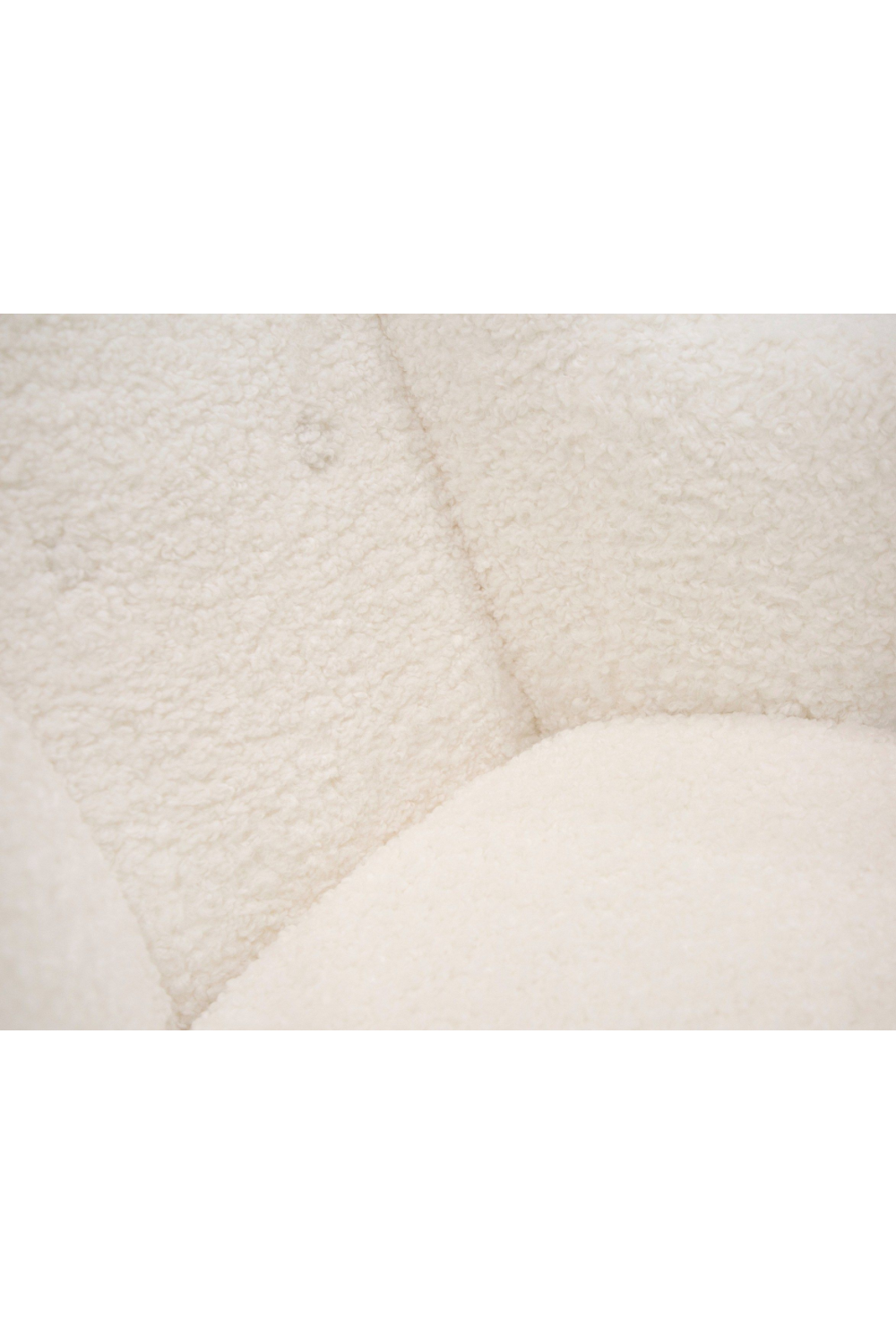 White Sherpa Rocking Chair | Oroa.com
