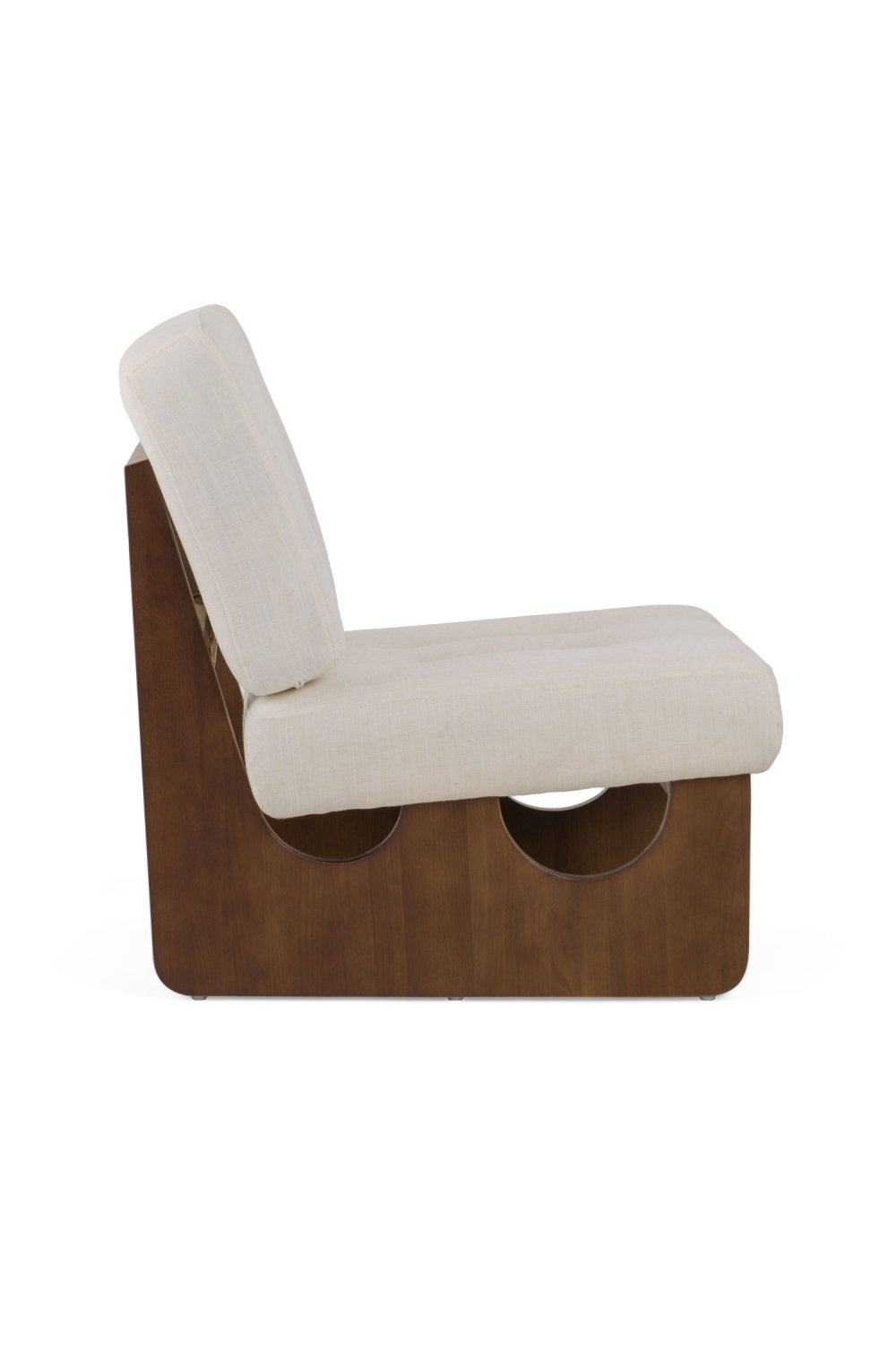 White Tufted Lounge Chair | Oroa.com