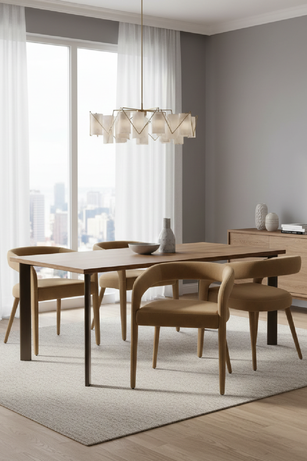 Fabric Upholstered Dining Chair | Oroa.com