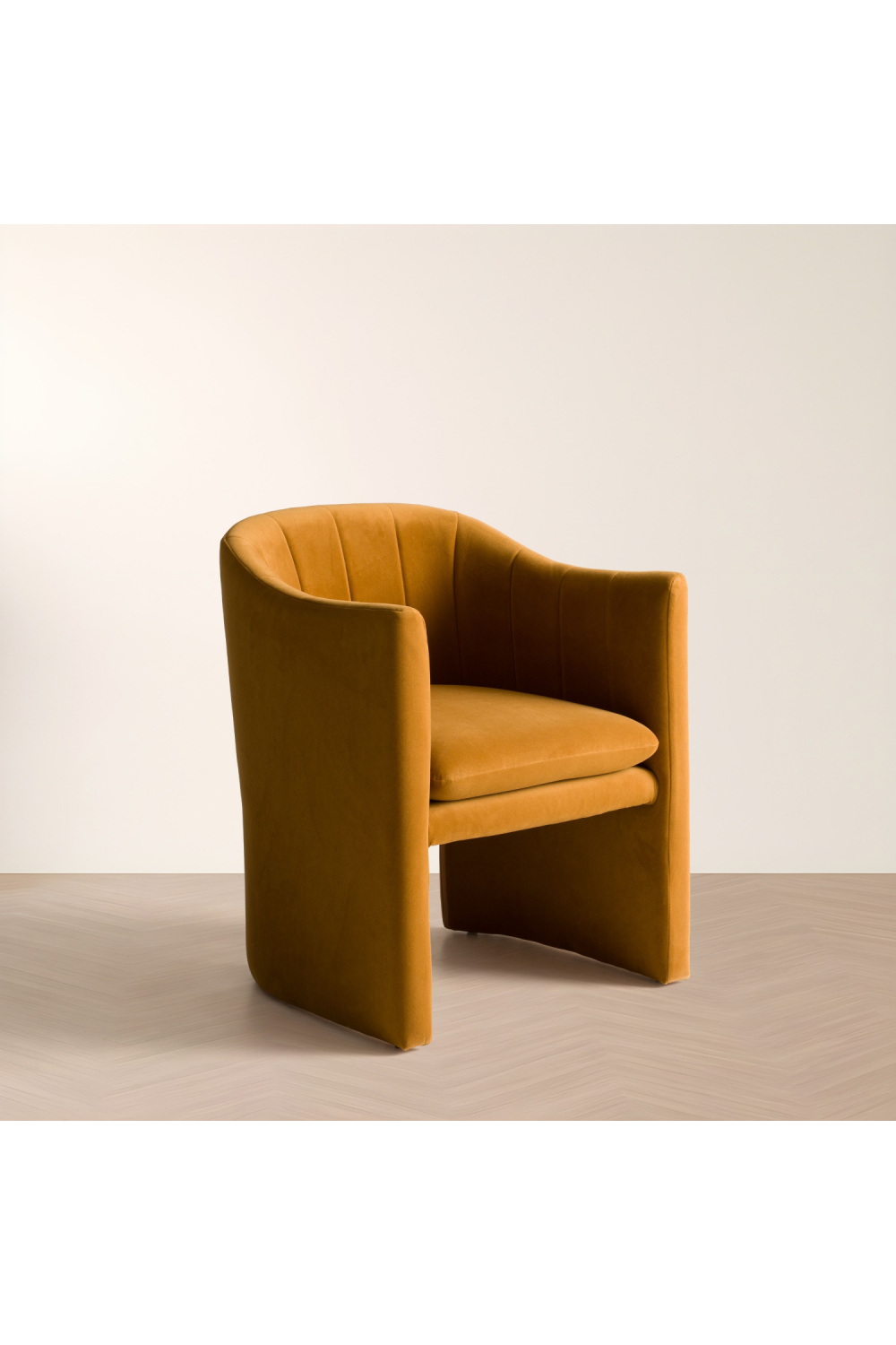 Velvet Curved Dining Chair | Oroa.com