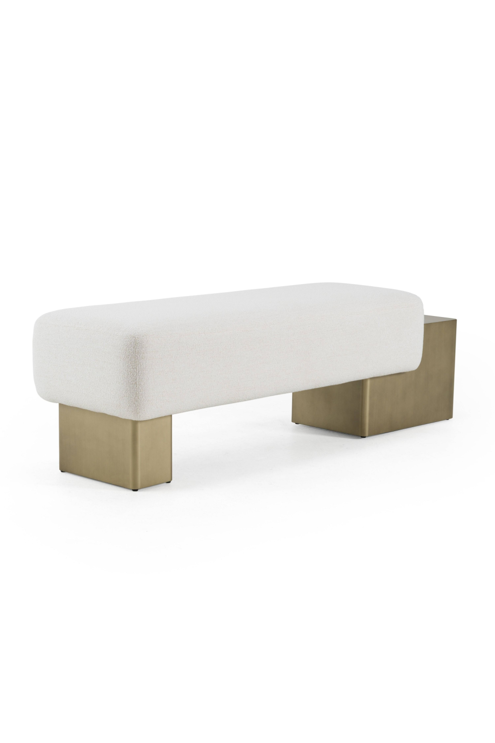 White Fabric Bench | Oroa.com