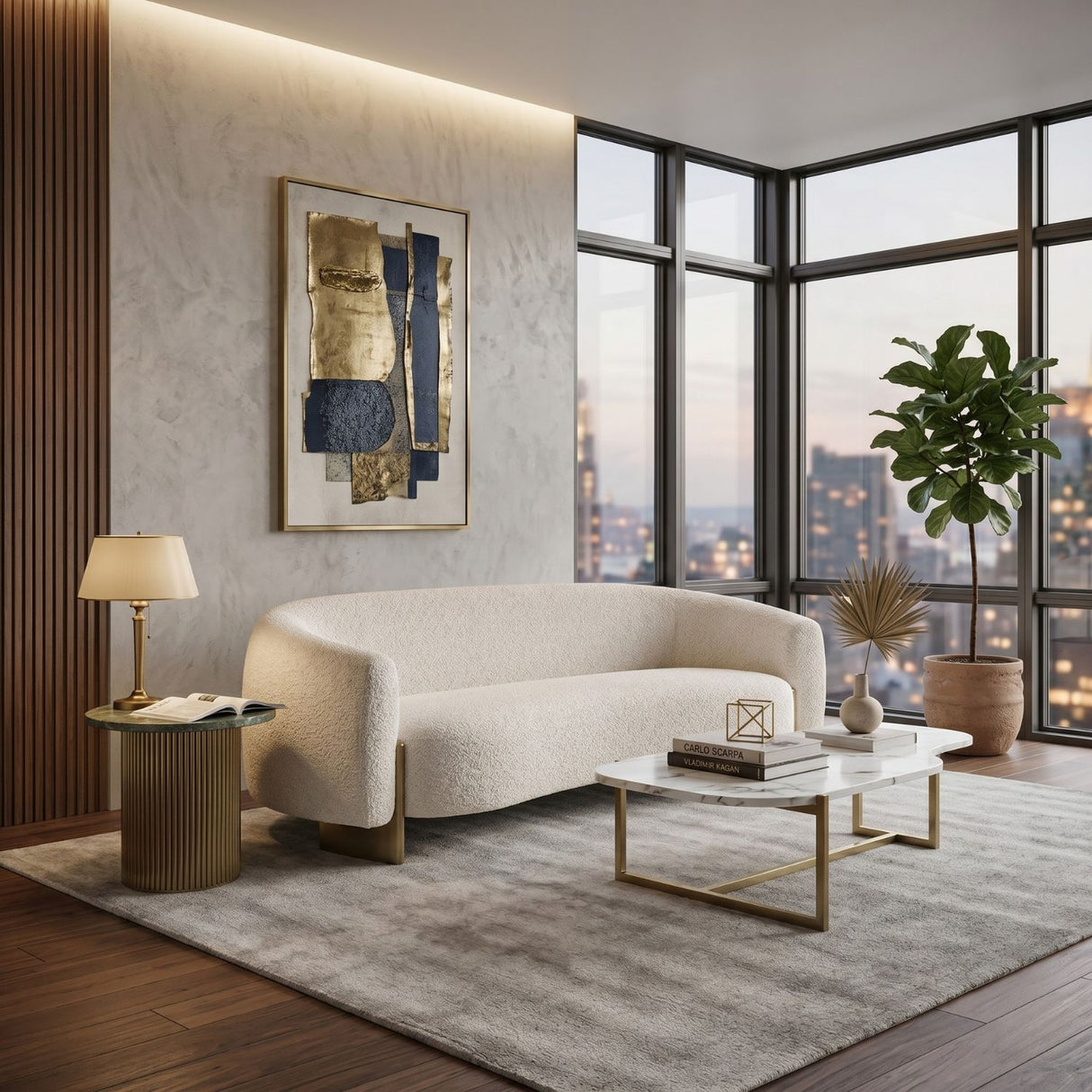 Beige Fabric Sofa | Oroa.com