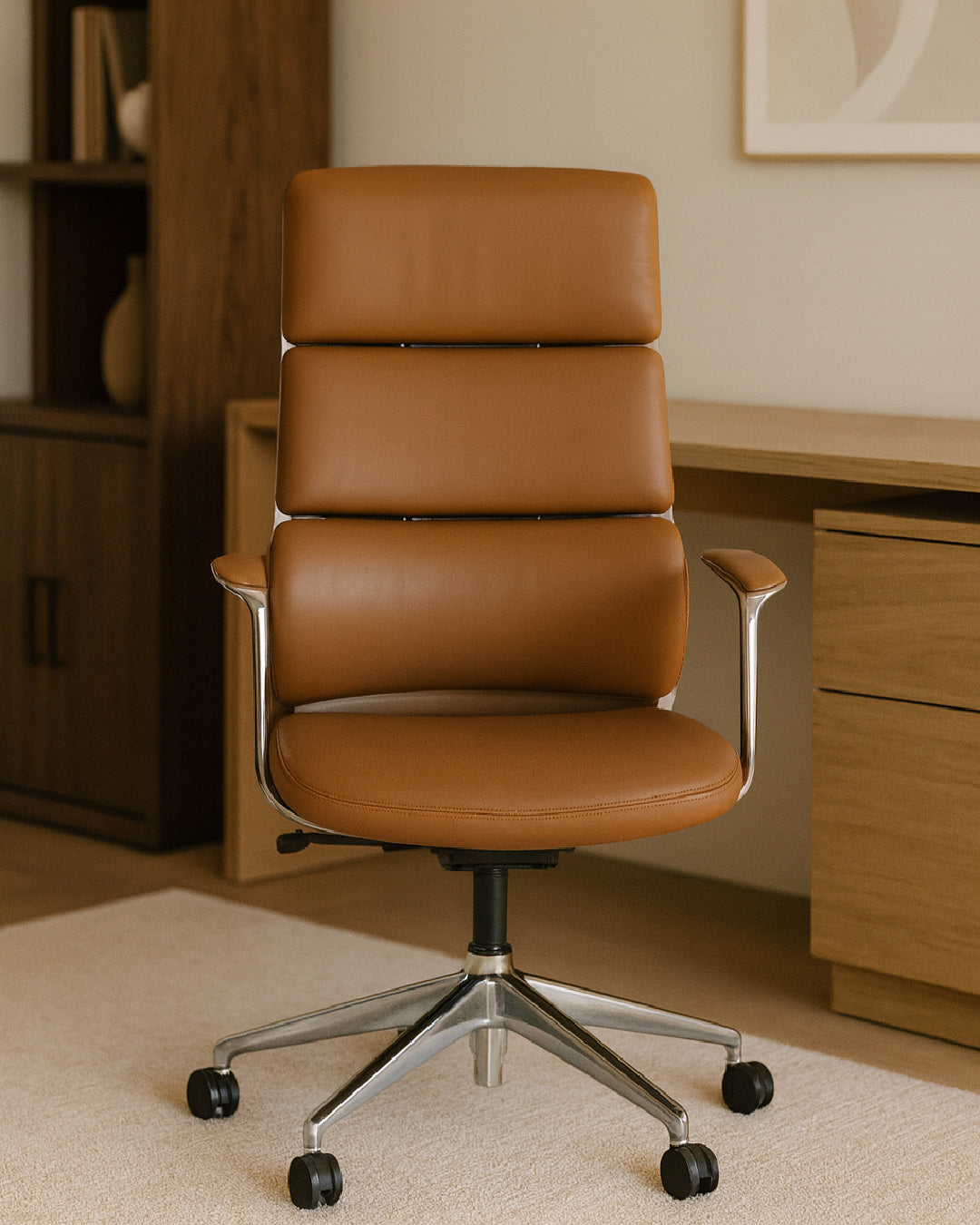 Vegan Leather Executive Office Chair | Oroa.com