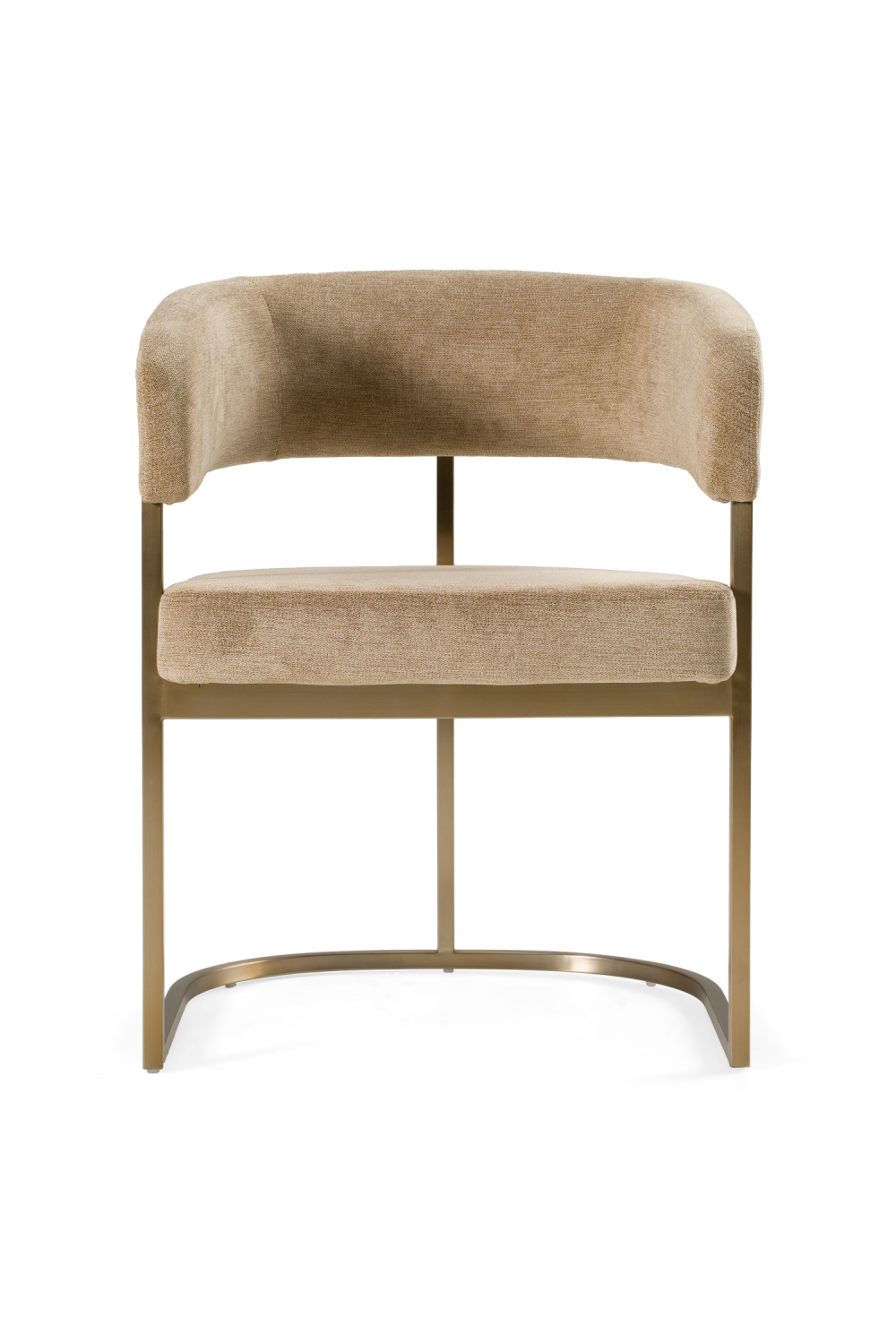Brass-Framed Dining Side Chair | Oroa.com