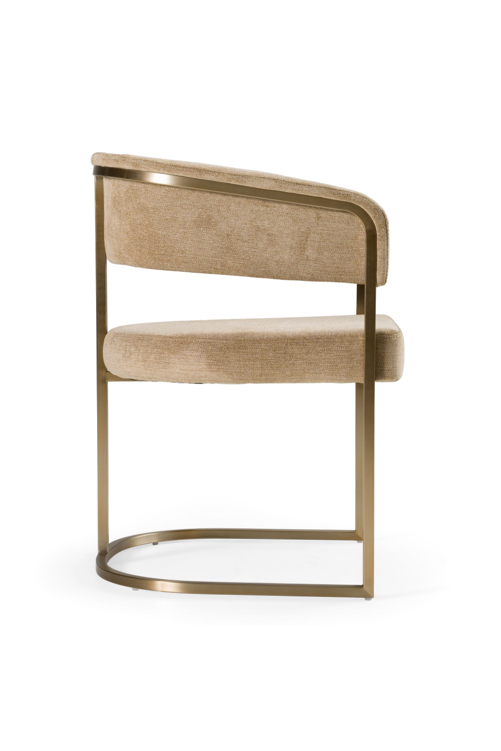 Brass-Framed Dining Side Chair | Oroa.com