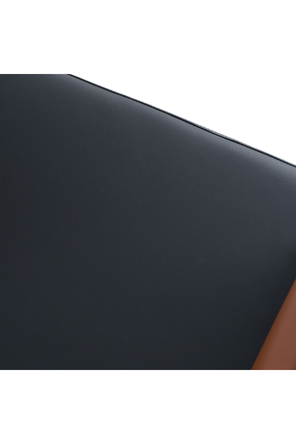 Black Vegan Leather Dining Chair | Oroa.com