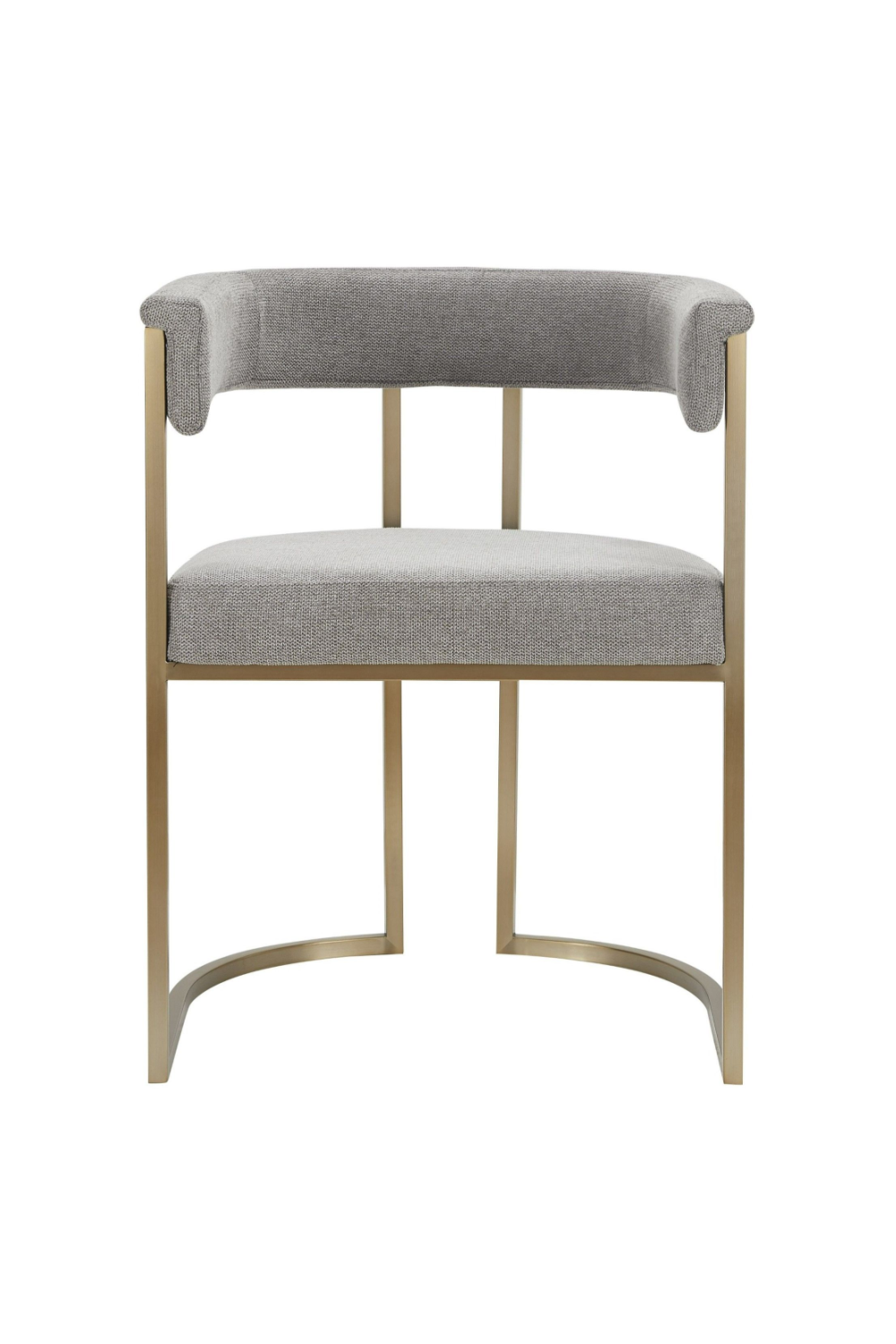 Gray Curved Dining Chair | Oroa.com