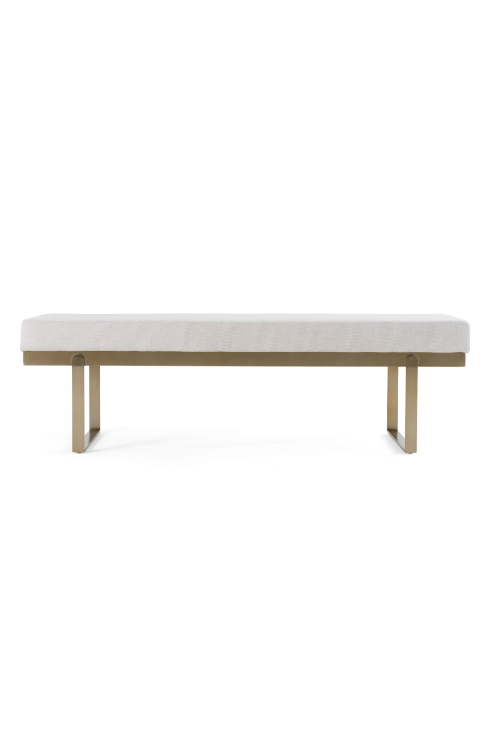 White Upholstered Dining Bench | Oroa.com