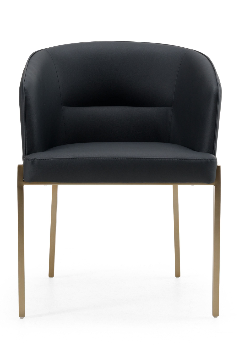 Gray Vegan Leather Dining Chair | Oroa.com