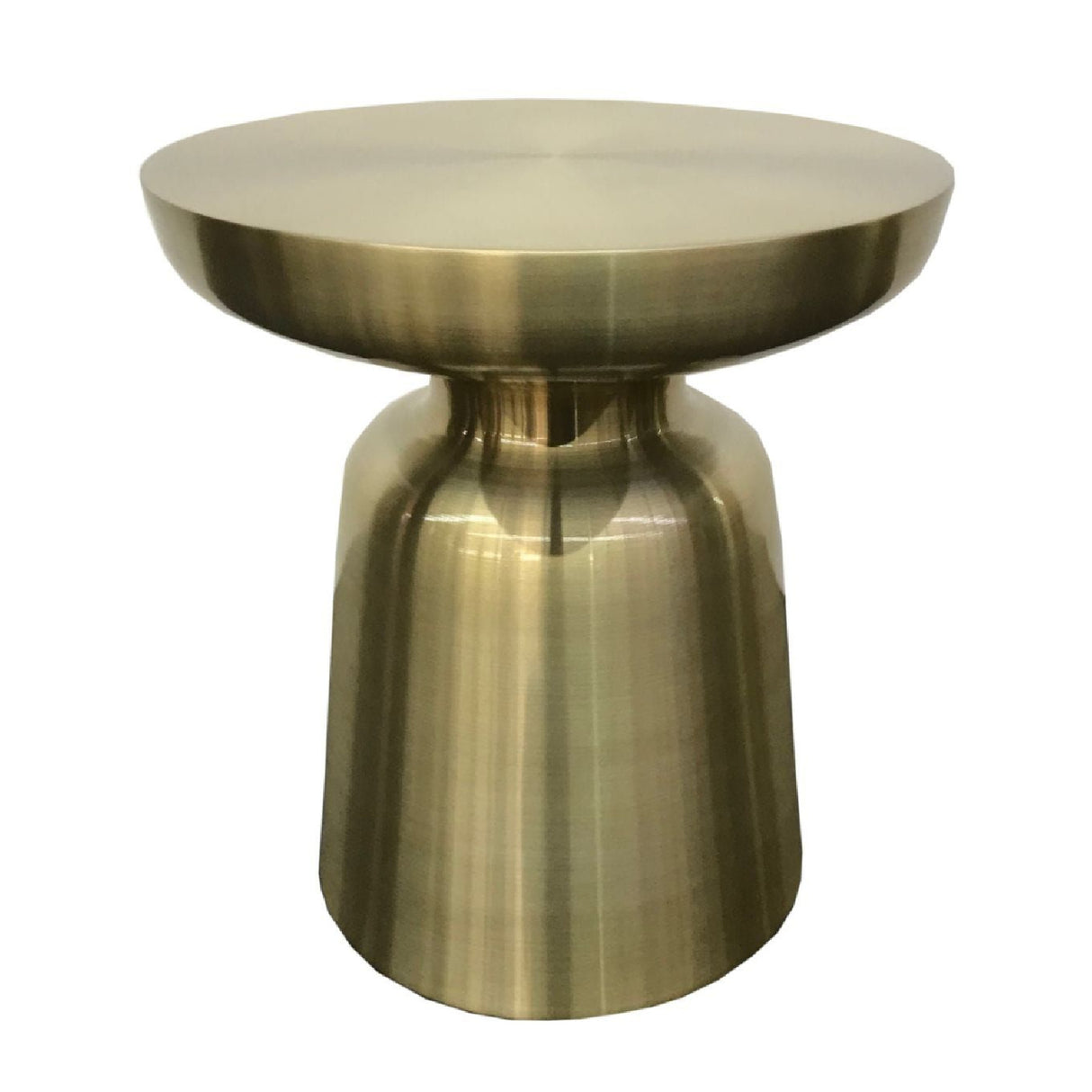 Gold Aluminum End Table | Oroa.com