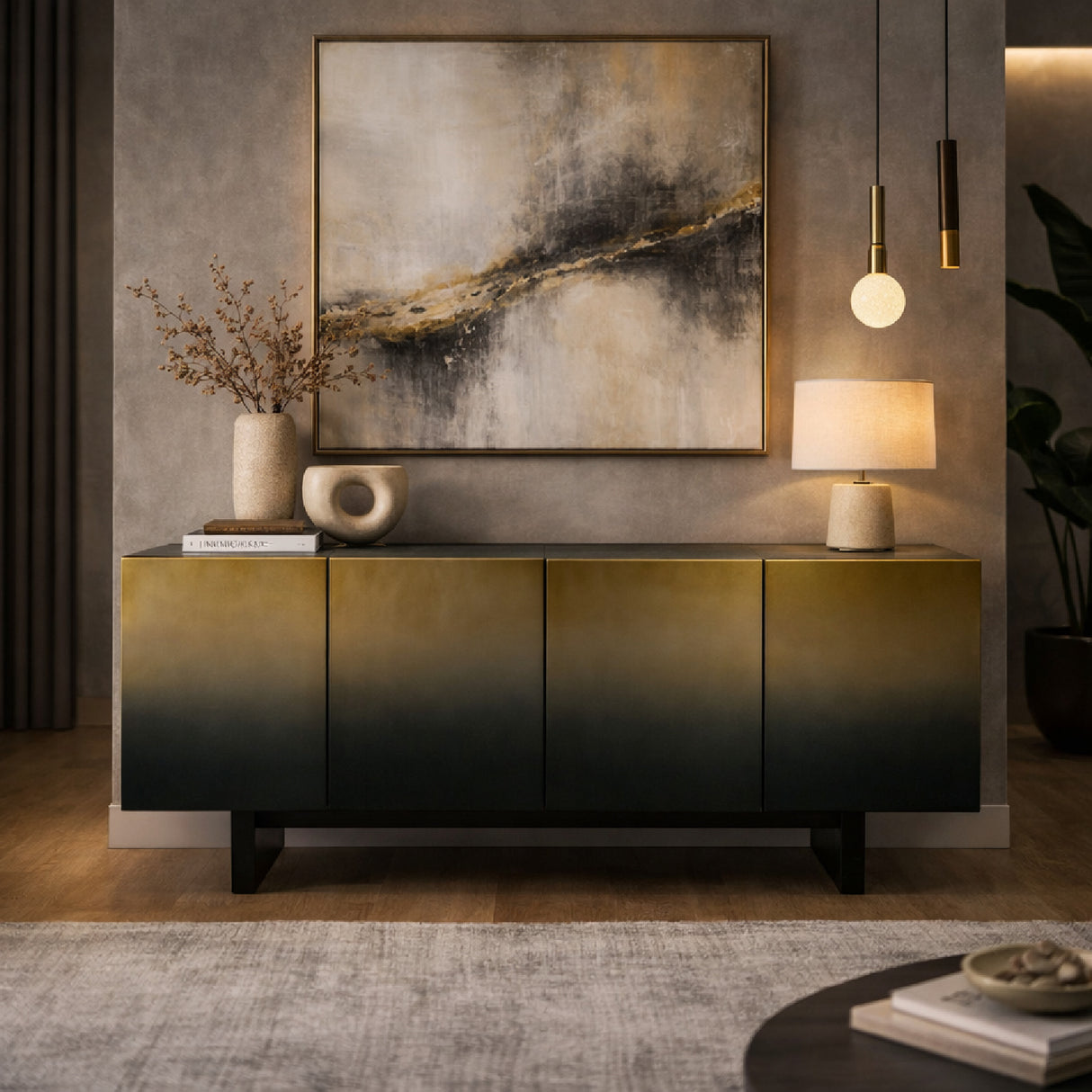 Gradient Stainless Steel Sideboard | Oroa.com