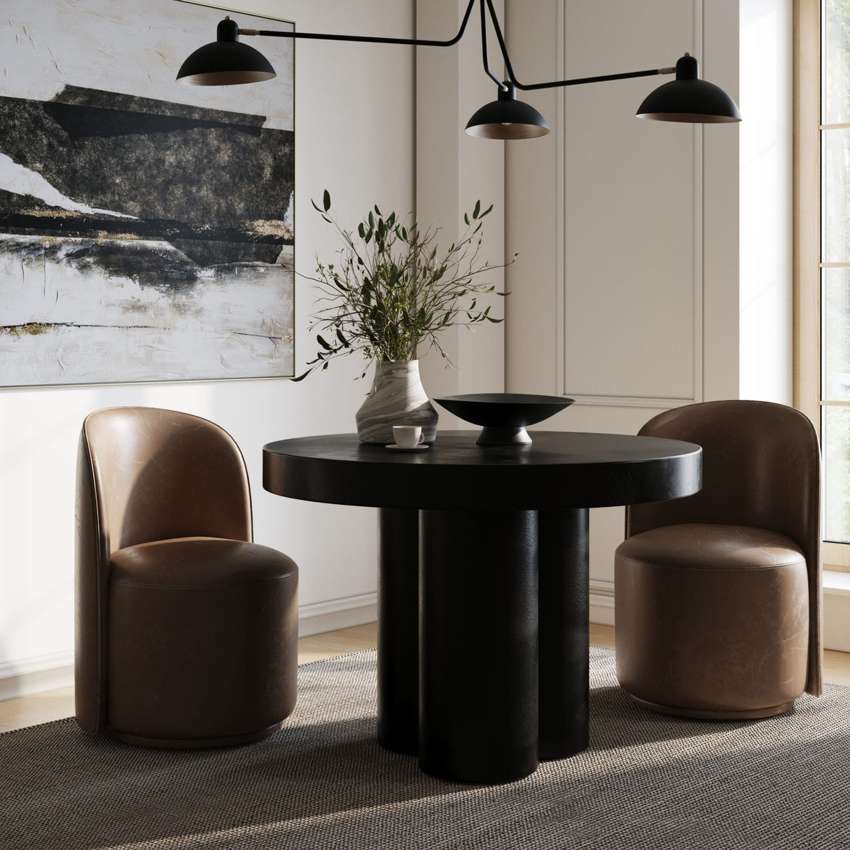 Round Concrete Dining Table | Oroa.com