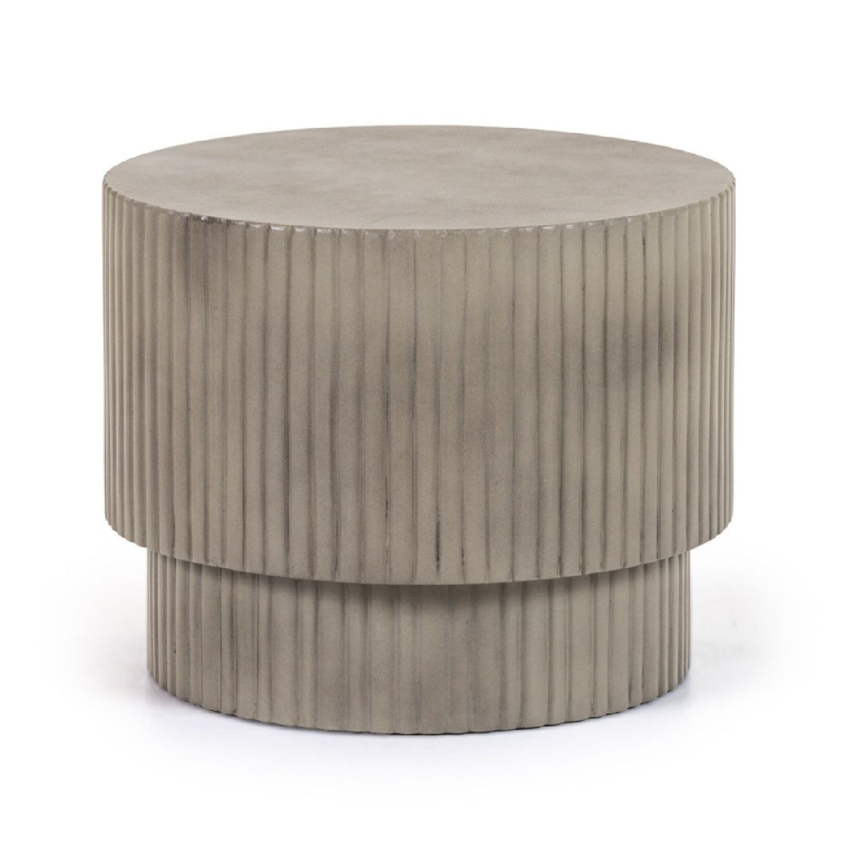 Concrete Round End Table | Oroa.com