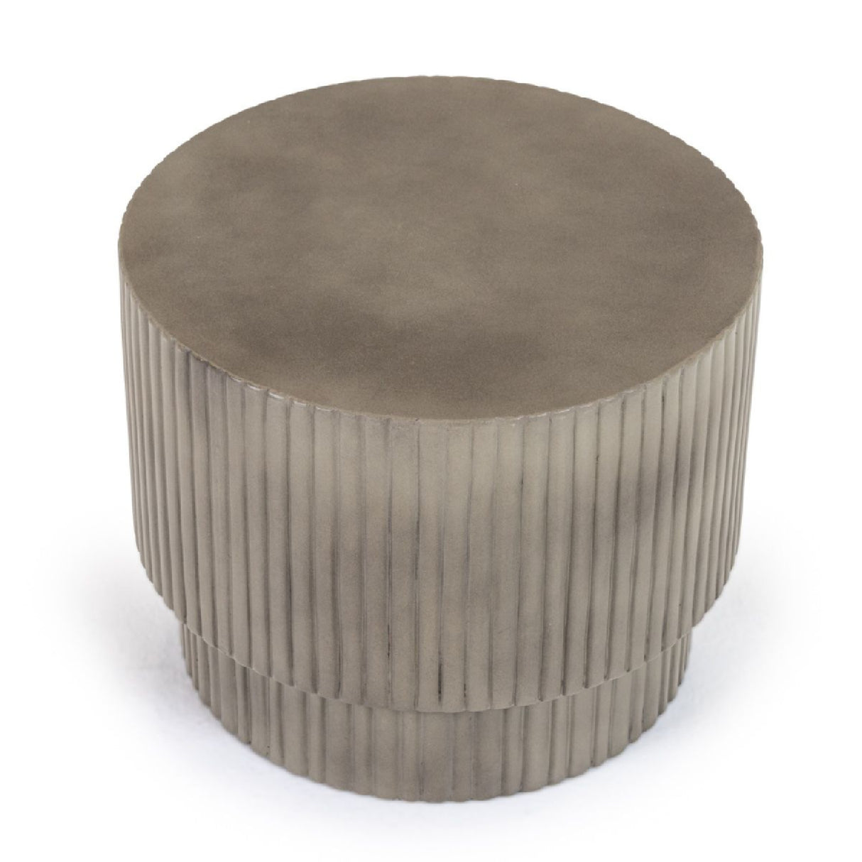 Concrete Round End Table | Oroa.com