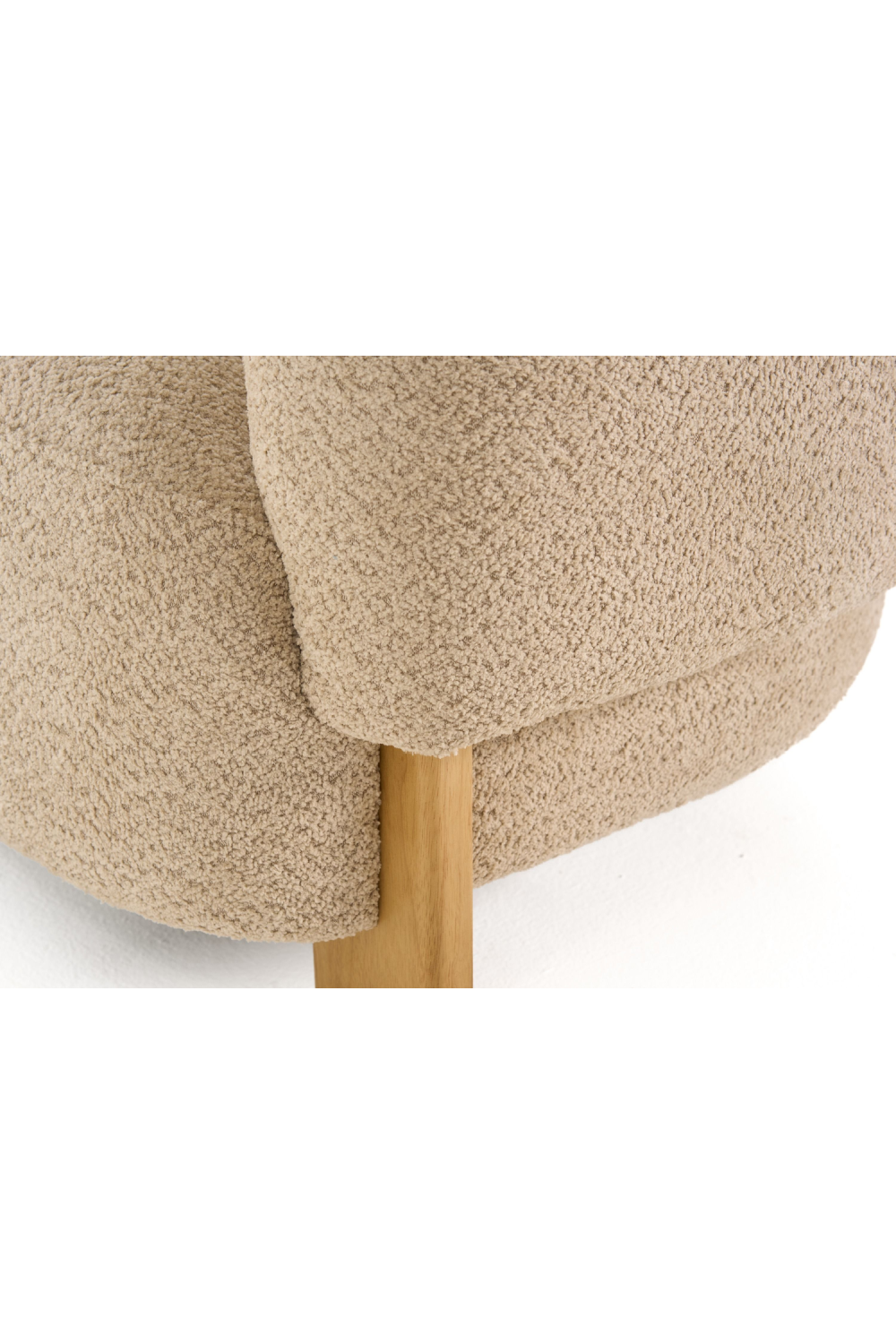Curved-Back Accent Chair | Oroa.com